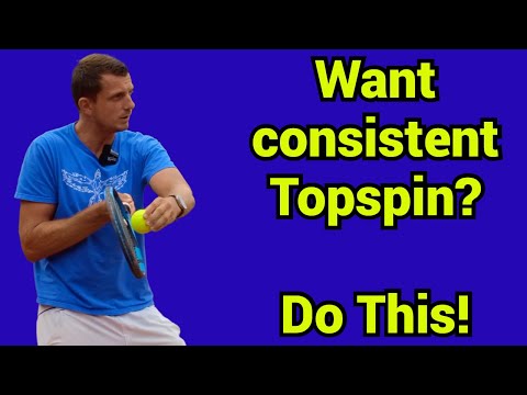 How to hit consistent deep topspin shots