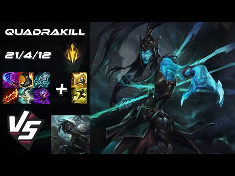 BOTTOM Kalista vs Senna [QUADRAKILL] - NA Grandmaster Patch 25.20