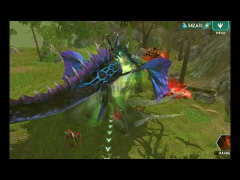 Level 40 mosasaurus vs 2 triceratops bosses