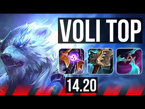 VOLIBEAR vs CHO'GATH (TOP) | 9/1/6, Godlike | EUW Master | 14.20