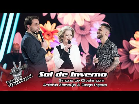 Simone de Oliveira com António Zambujo & Diogo Piçarra - "Sol de Inverno" | The Voice Portugal