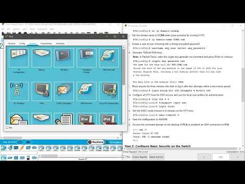 16 4 6 Packet Tracer   Configure Secure Passwords and SSH | Kemal Ramadhan