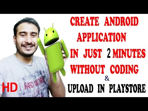 [Hindi] Create Free Android Application in 2 Minutes Without Coding | Upload Android App | PlayStore Video