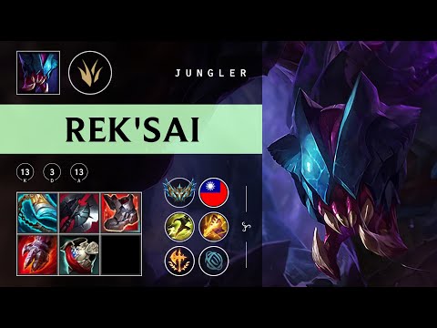 Rek'Sai Jungle vs Jarvan IV - TW Challenger Patch 25.22