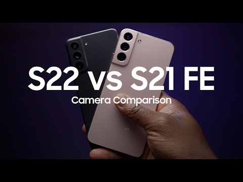 Samsung Galaxy S22 vs S21 FE  Camera Comparison | Snapdragon vs Exynos