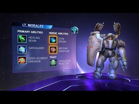 Lt. Morales - Combat Medic Spells & Talents - New Hero in Heroes of the Storm - HotS PTR