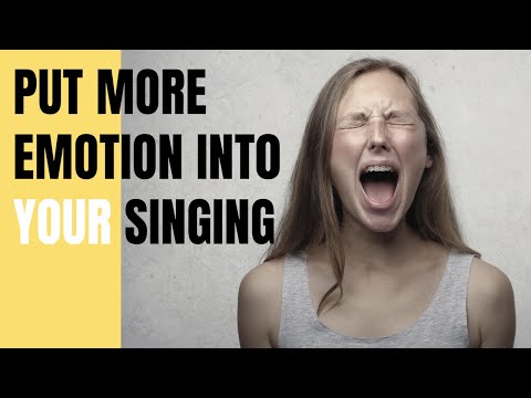 How to sing with more EMOTION in your voice!  (Quick Singing Lesson)