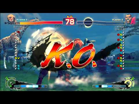 SSF4 Rank Match  Bullcat (GK)  vs  ice0age r (BO)