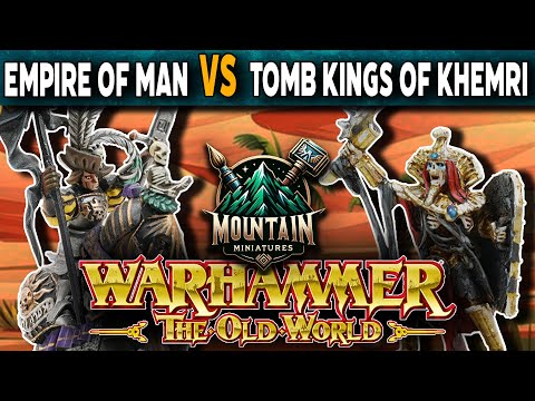 Empire of Man VS Tomb Kings of Khemri - Warhammer The Old World Battle Report