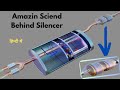 How Does A Silencer(Muffler) Works - 3D Animation