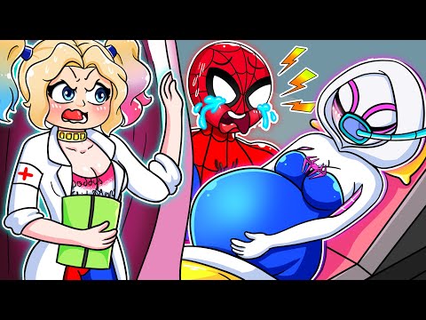 SPIDER-MAN BREWING CUTE PREGNANT & CUTE BABY FACTORY - Marvel's Spidey & Amazing Friends Animation