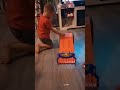 baby jasper in race track Saturday night with my friend house sleep over play with kids