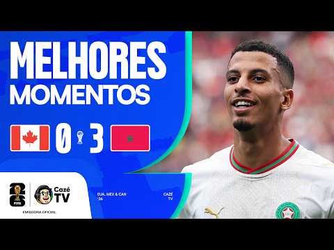 Gols e melhores lances de Canadá x Marrocos