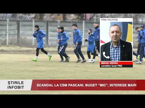 SCANDAL LA CSM PASCANI. BUGET “MIC”, INTERESE MARI