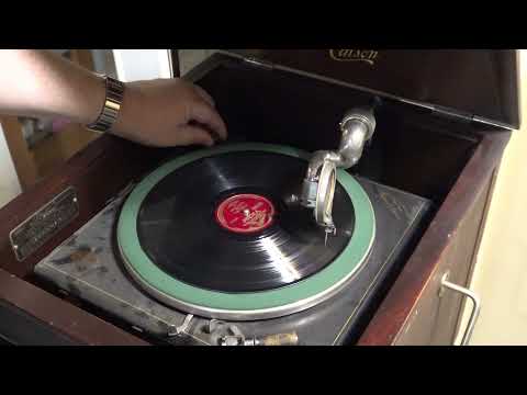 100 year old Edison Phonograph plays Victor records like a champ