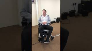 How to make your electric folding wheelchair joystick less sensitive. We teach you joystick control