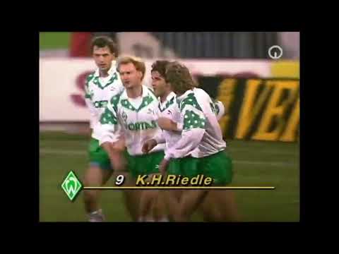 1989/1990 UEFA-Cup 03. Round 2nd leg   Werder Bremen - SSC Neapel