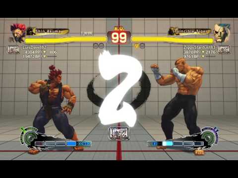 LuisDavid82 (Akuma) vs. ZiggyStardust83 (Sagat) - USF4