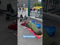 The homeless in Berlin. Berlin's homeless sleep on the street. Berlin. Germany