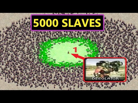 1 Desolator against 5000 SLAVES - Red Alert 2