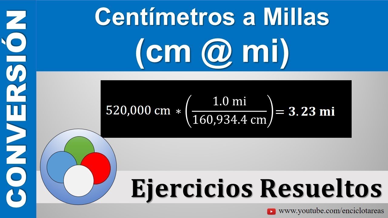 Centímetros a Millas (cm a mi)