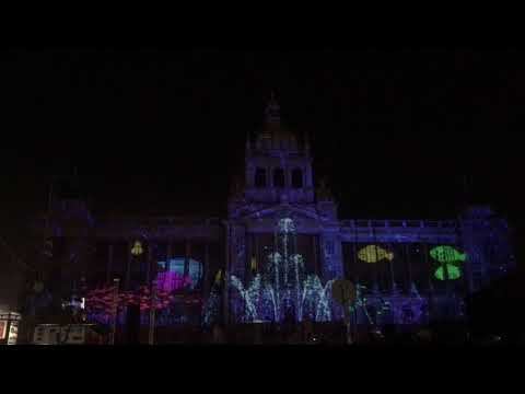 New year’s Prague light show 01/01/2020