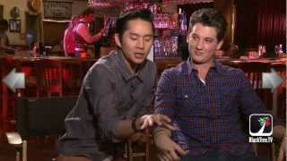 Justin Chon & Miles Teller talk about their near death experience on the set of 21 & Over video