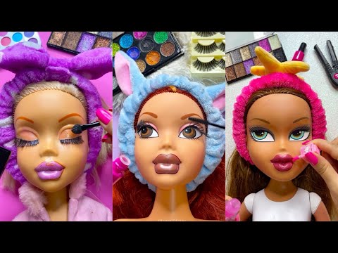 ASMR Satisfying with Unboxing & Review Mannequin Makeup Skincare Lipstick Sounds Video Fast Girly  ☆