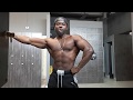 Muscle God flexing ,chest bouncing and showing of