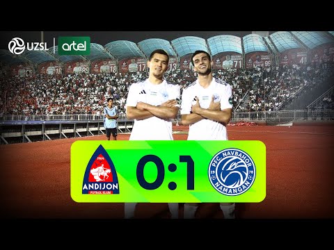 Superliga 18-tur. Andijon - Navbahor bahsida kiritilgan gol va xavfli vaziyatlar (Highlights)