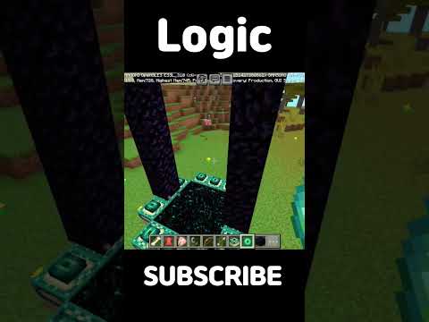 Insane Minecraft Logic Revealed! 😱 #shorts