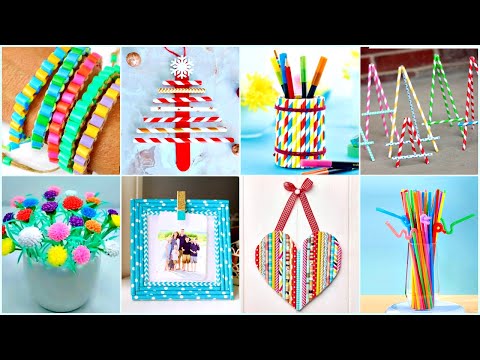 15 DIY Projekty ze Słomkami do Picia - Niesamowite Rzemiosła ze Słomkami do Picia i hacki życiowe