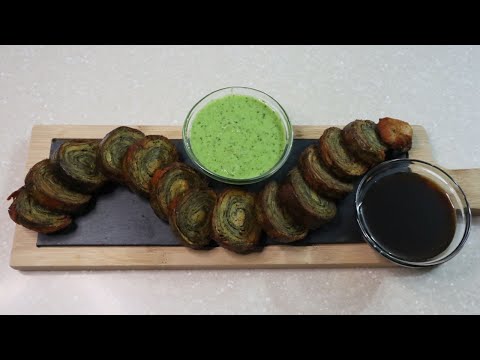 Saina: Fijian Snack Dish / Patra / Sahena - Arbi Ke Patte Ke Pakode
