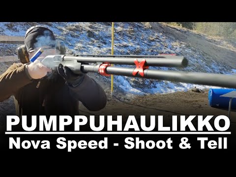 Benelli Nova Speed pumppuhaulikko - Shoot&Tell