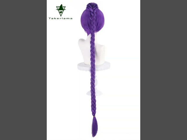 Vídeo relacionado con PORSMEER Peluca de Cosplay Anime Rumi Pelucas Accesorio de pelo largo y liso para mujeres