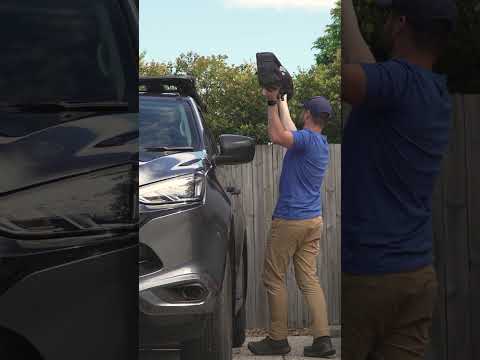 Installing the Rhino Rack batwing awning on the new Isuzu MUX