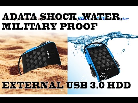 ADATA HD720 military shock proof external hdd slamed and sinked into water