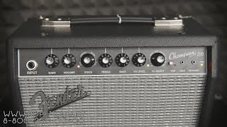 Video thumbnail for FENDER CHAMPION 20 by PopMusicRu