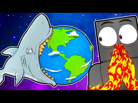 TUBARÃO COME O PLANETA TERRA INTEIRO