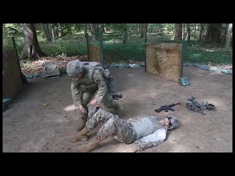 Medical Lane 9 - Treating an Abdominal Wound and Eye injury - EIB Instruction