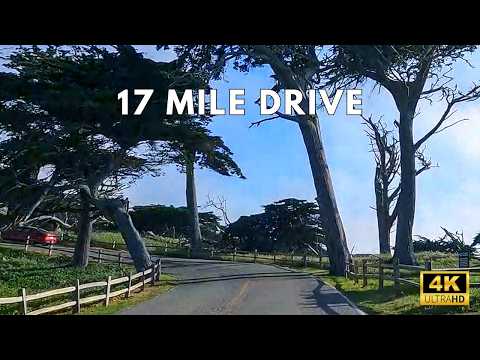 17 Mile Drive Scenic Tour | Monterey California 4K Driving Tour
