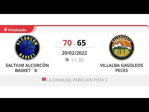 Cadete masc A ALCORCÓN BASKET - VILLALBA GASÓLEOS PECES
