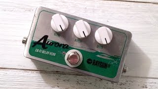 Video thumbnail for Raygun Fx - Aurora Lofi Delay Reverb (Mini Version) Guitar Fx Pedal Hand made UK by RaygunFX