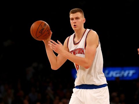 Kristaps Porzingis vs Pistons (27/03/2017) - 25 Pts, 8 Rebs, 3 Blocks, 2 Stls, 10-14 FGM!