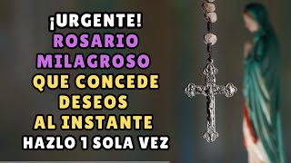 ¡URGENTE! Rosario milagroso que CONCEDE DESEOS al instante (¡No ignores ESTA señal!)