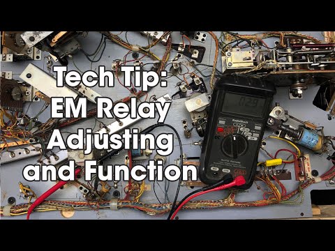 How To - EM Pinball Relay Adjusting And Function Pinball Repair #williams #gottlieb #bally #stern