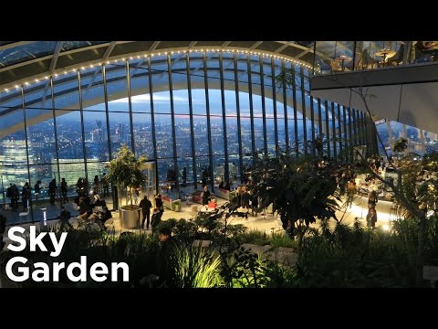 Sky Garden - London at Sunset