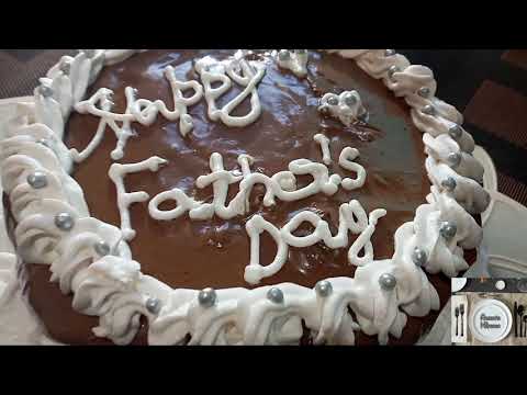 Chocolate cake without oven | whipped cream recipe by Aleem's kitchen | fathers day special
