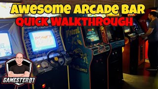 Arcade Bar Quick Walkthrough - Beer Research Institute Arcade Taproom - Gamester81