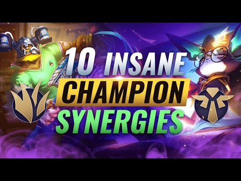 10 INSANE Champ Synergies YOU SHOULD EXPLOIT - League of Legends